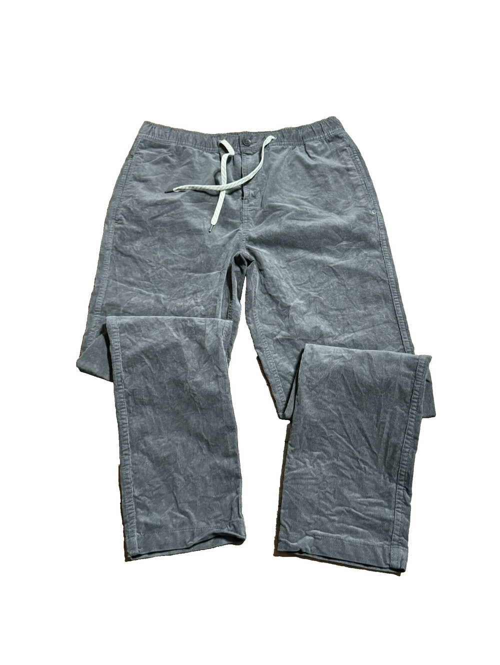 Vuori Optimist Corduroy Pants Mens Large Dark Grey Tapered Stretch V440 30"